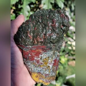 Natural Multicolor Jasper Raw Lapidary Stone